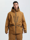 Veste de ski cargo multifonctionnelle Gsou Snow pour homme, résistante et durable.