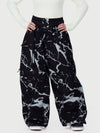 Pantalon de neige ample et résistant pour femme Urban Storm, style freestyle.