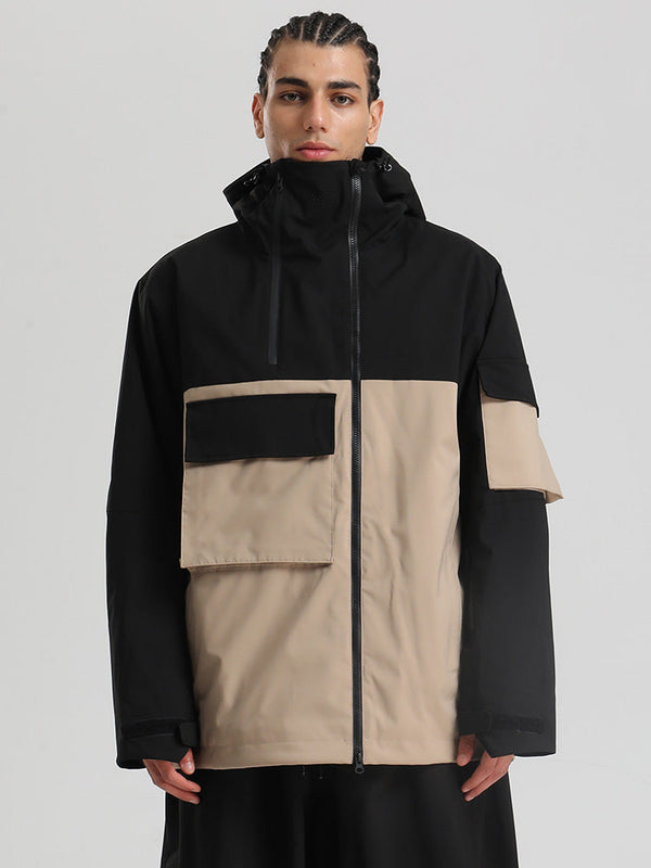 Veste de snowboard cargo hybride Gsou Snow Terrain Flow FlexZip pour homme