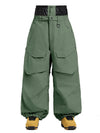 Pantalon de ski ample Gsou Snow Urban Slope KneeFlex pour femme, avec poches cargo.