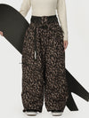 Pantalon de neige ample et résistant pour femme Urban Storm, style freestyle.