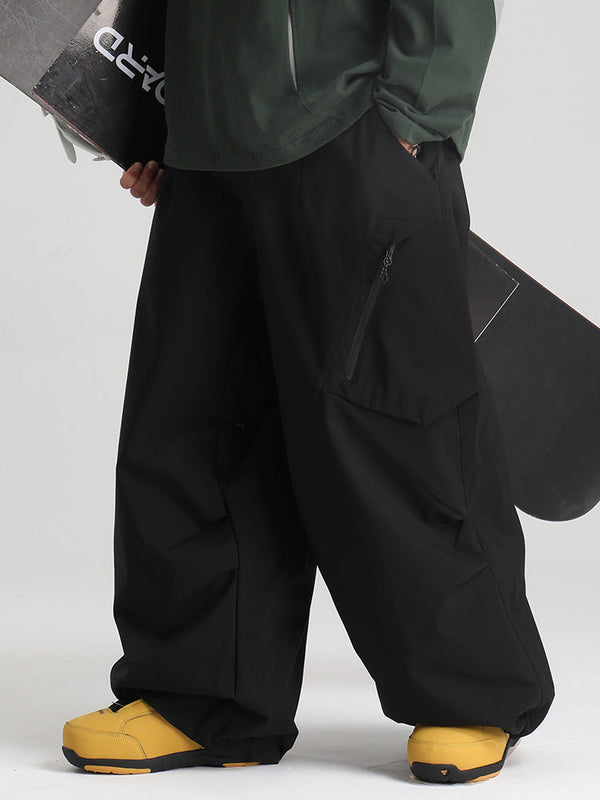 Pantalon de ski ample et fonctionnel Gsou Snow pour homme, résistant et urbain