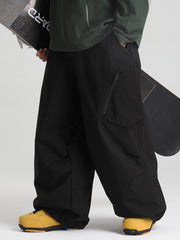 Pantalon de ski ample et fonctionnel Gsou Snow pour homme, résistant et urbain