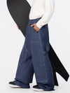 Pantalon de snowboard UrbanCraft Utility Freeride Baggy pour homme avec empiècements renforcés