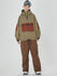 Veste bomber ample d'hiver pour femme avec poches cargo stylées et pantalon de snowboard