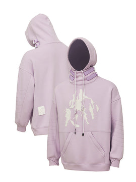 Sweat à capuche unisexe Snowall pour femme, motif paysage de montagne enneigé, résistant à l'eau