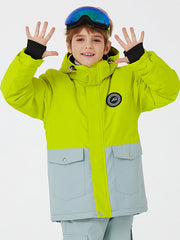 Veste de ski imperméable unisexe pour enfant, style explorateur de montagne