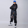 Combinaison de snowboard monopièce pour homme PINGUP P-40 Fighter & Shark