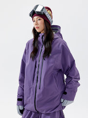 Veste de ski ample Nandn unisexe 3L Snow-Peak pour femme