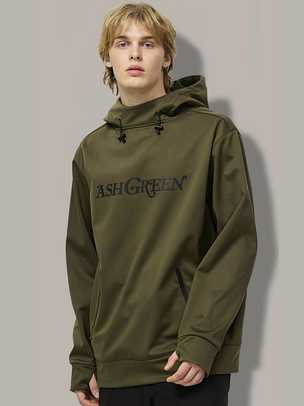 Sweat à capuche ArcticTech Mountain Snow vert cendré pour homme