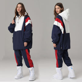 Ensembles deux pièces Searipe Snow Addict pour femmes, style streetwear