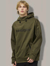 Sweat à capuche ArcticTech Mountain Snow vert cendré pour femme