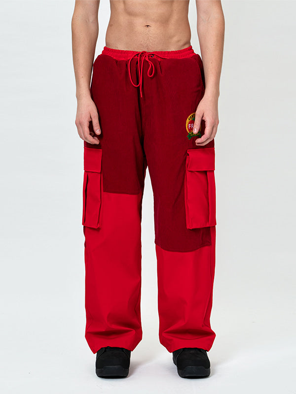 Pantalon de snowboard Snowall pour homme, chaud, imperméable, style hip-hop, en velours côtelé