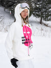 Sweat à capuche unisexe Snowall Gangster Swagger Snowscape imperméable pour homme