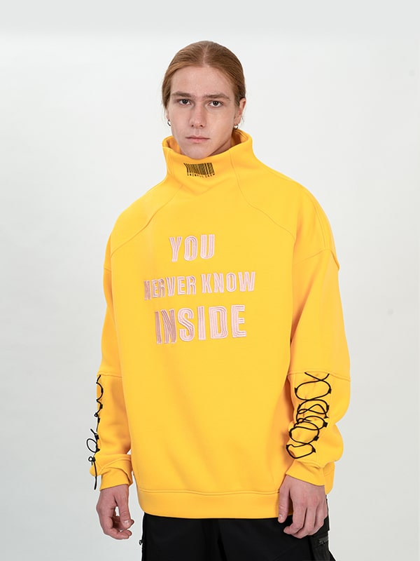 Sweat à capuche unisexe Snowall à col montant Snowshred Mountain Snow pour homme