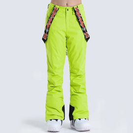 Pantalon de ski à bretelles Gsou Snow 10k Highland pour femme