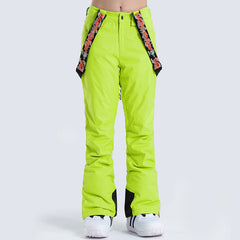 Pantalon de ski à bretelles Gsou Snow 10k Highland pour femme