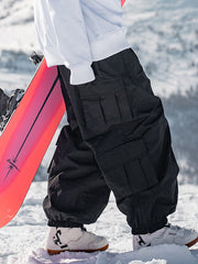 Pantalon de snowboard cargo ample Rabbit Snow Prime pour homme