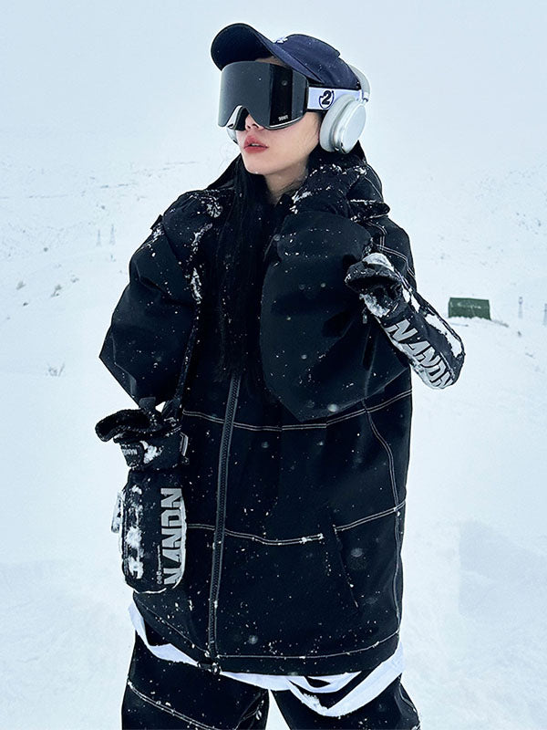 Veste de ski ample John Snow pour femme, style urbain et swag