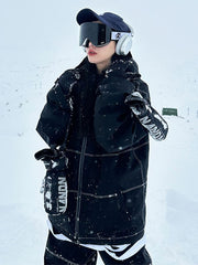 Veste de ski ample John Snow pour femme, style urbain et swag