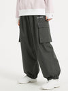 Pantalon de snowboard cargo ample en denim Rabbit Snow Prime pour femme