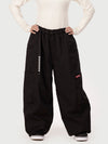 Pantalon de neige cargo utilitaire extensible et résistant Techline pour femme – Coupe ample et décontractée