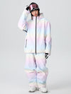 Combinaison de ski tout-terrain isolée Searipe Alpine Horizon Fade pour femme