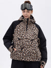 Veste de snowboard bomber camouflage Mountain Freestyle pour femme avec poche cargo