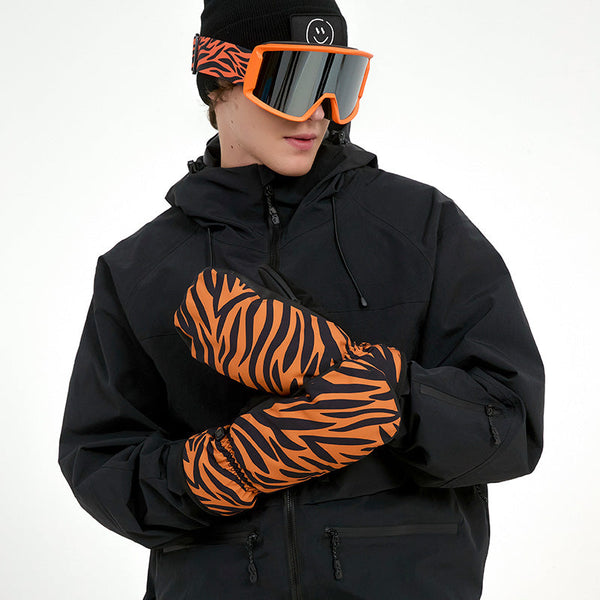 Moufles de snowboard graphiques ChillVibe pour hommes