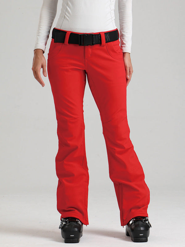 Pantalon de ski extensible évasé Gsou Snow Alpine Chic pour femme