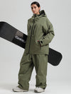 Combinaisons de ski Gsou Snow pour femmes, résistantes, isolées et coupe-vent, style montagne pro.
