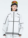 Veste de neige zippée Arctic Queen Winter Impression pour femme