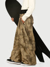 Pantalon de neige ample OG pour homme, style urbain, inspiré des vêtements de travail, avec rivets apparents et coupe large.
