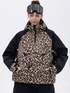 Veste de snowboard bomber camouflage Mountain Freestyle pour femme avec poche cargo