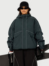 Veste de neige utilitaire réfléchissante UrbanCraft pour femme – Coupe streetwear