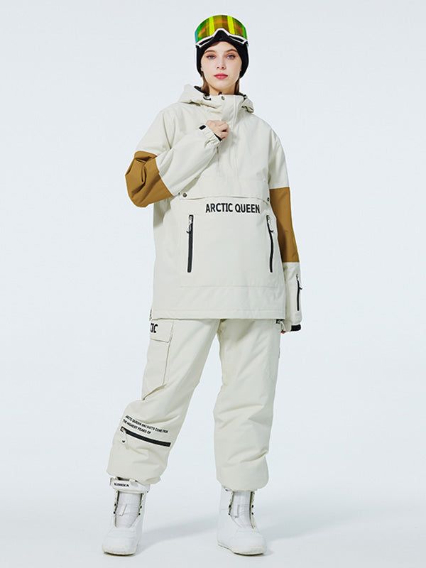 Combinaisons de ski SnowCrest FrostTrek à demi-zip pour femmes