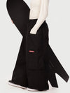 Pantalon de neige cargo utilitaire extensible et résistant Techline pour femme – Coupe ample et décontractée