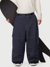 Pantalon de ski cargo utilitaire Wild Soul Crew pour homme – Coupe ample à coutures renforcées