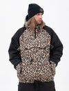 Veste de snowboard bomber camouflage Mountain Freestyle pour homme avec poche cargo
