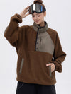Pull en polaire chaude Sherpa pour femme, idéal pour la montagne