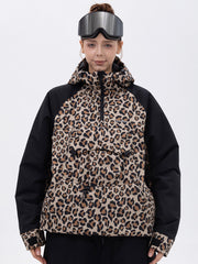 Veste de snowboard bomber camouflage Mountain Freestyle pour femme avec poche cargo