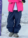 Pantalon de snowboard cargo ample en denim Rabbit Snow Prime pour femme