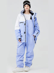 Combinaison de neige Arctic Queen pour femme, motif pays des merveilles hivernales
