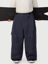 Pantalon de ski cargo utilitaire Wild Soul Crew pour homme – Coupe ample à coutures renforcées