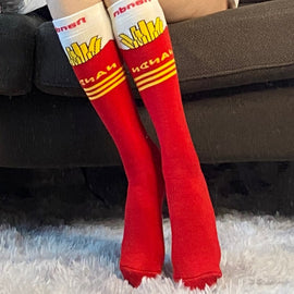Chaussettes de ski et de snowboard longues unisexes en laine thermique Nandn City Escape
