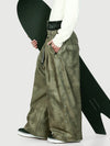 Pantalon de neige ample OG pour homme, style urbain, inspiré des vêtements de travail, avec rivets apparents et coupe large.