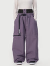 Pantalon de neige ample et résistant pour femme Urban Storm, style freestyle.