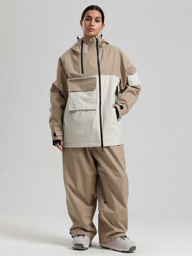 Combinaisons de snowboard cargo hybrides Gsou Snow Terrain Flow FlexZip pour femmes