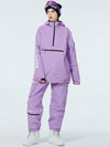 Combinaisons de ski anorak à demi-zip WinterPeak SnowGuard pour hommes