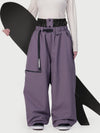 Pantalon de neige ample et résistant pour femme Urban Storm, style freestyle.